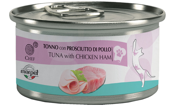 CHEF ツナ・チキンハム /成猫⽤